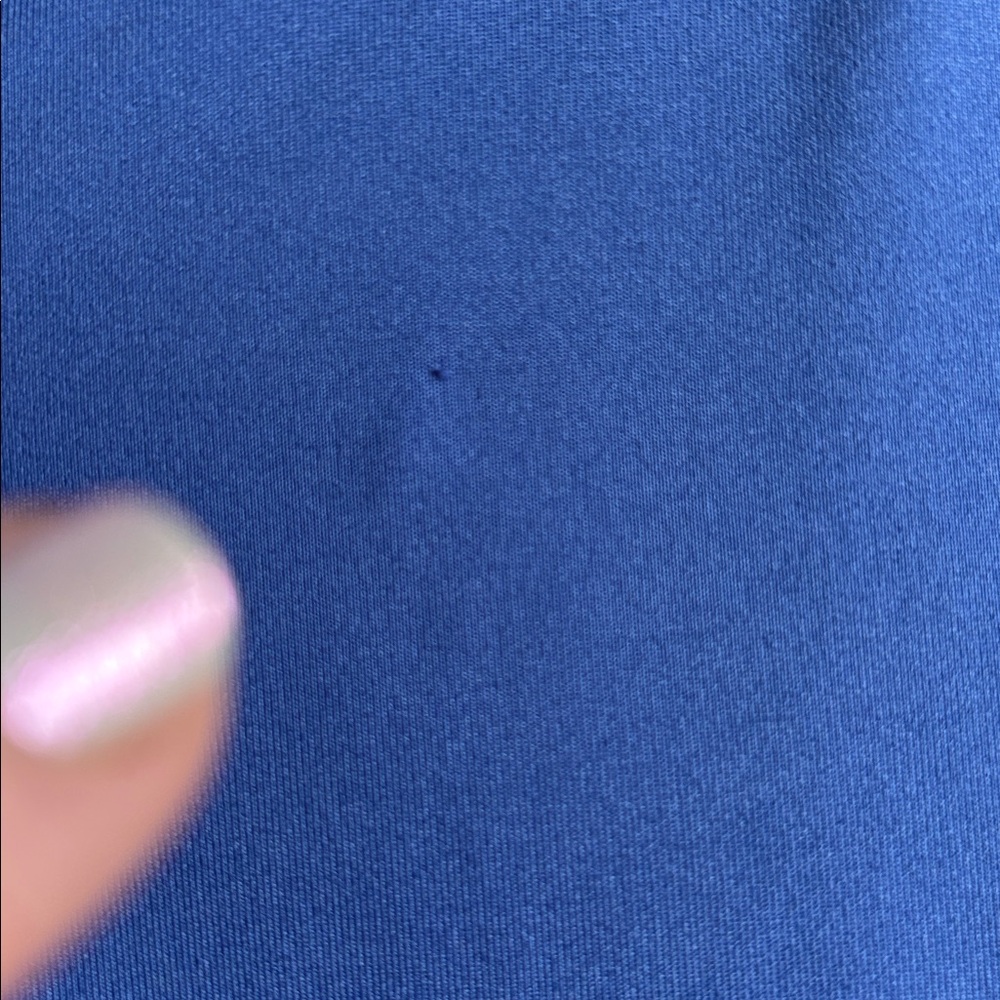 Nike Capris Blue Cropped Leggings Size Medium Activewear - Picture 7 of 9